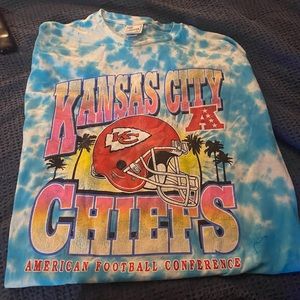 Oversized chiefs shirt